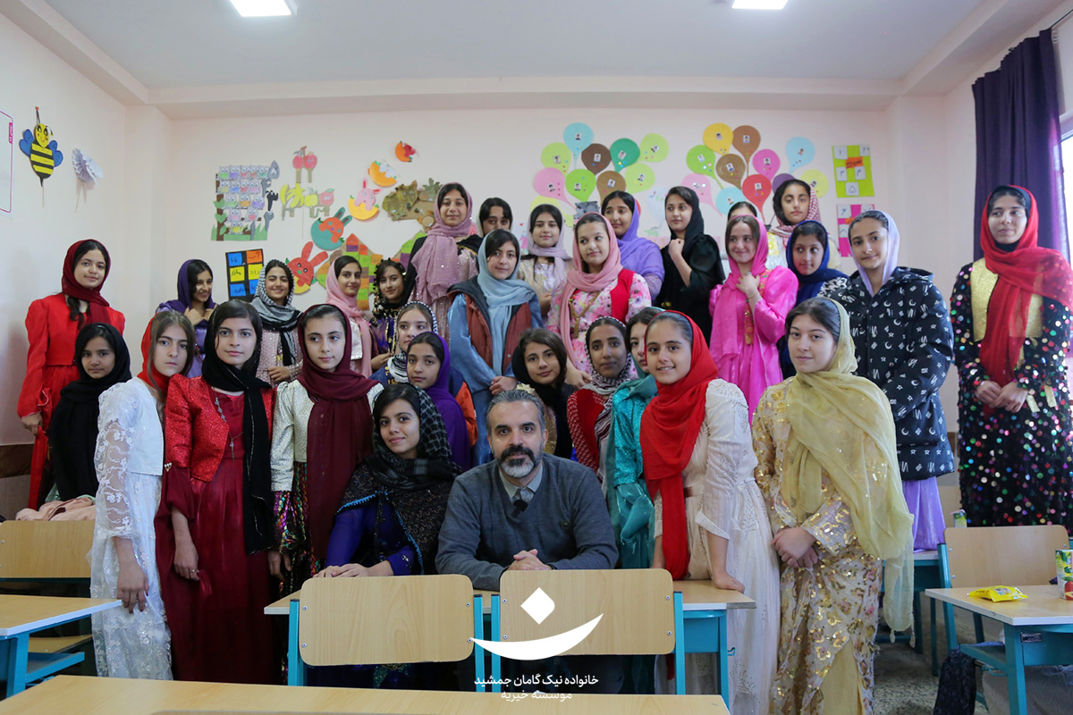 افتتاح مدرسه موسسه نیک گامان در مریوان استان کردستان