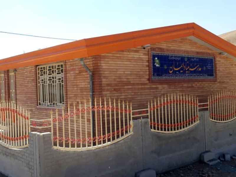 ساخت مدرسه، استان کرمانشاه، شهرستان هرسین، روستای دهسنان